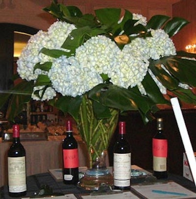 Church Street Flowers supplied floral arrangements in the silent auction area.