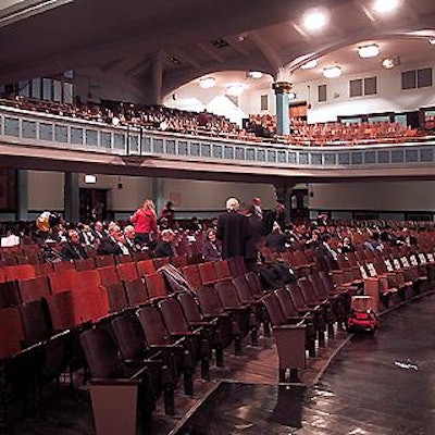 PENCIL's town hall-style meeting was held inside Washington Irving High School's auditorium.