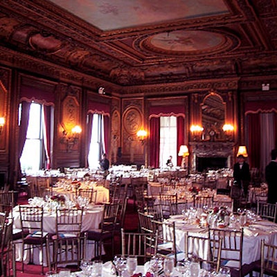 Dinner was served in the Metropolitan Club's first floor dining room.
