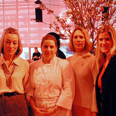 The Match Catering and Eventstyles team: partner Cathy Morrell, executive chef Kim McGuire, partner Joan Steinberg and event planner Michele Pokowicz.