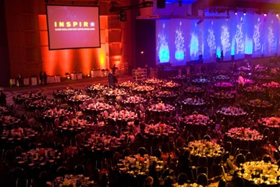 More than 3,000 guests atteneded the Human Rights Campaign dinner in the Washington Convention Center's 19,000-square-foot ballroom.