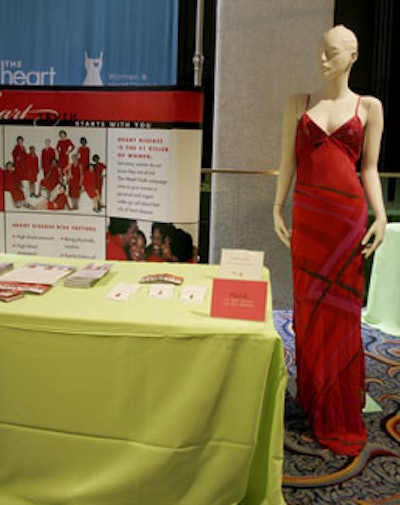 The conference supported Heart Truth, whose national heart-health awareness campaign is symbolized by the red dress.
