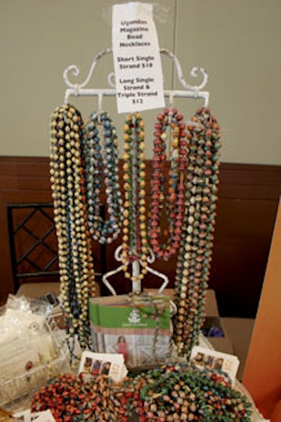 Care International, More's official charity partner, sold crafts and jewelry made by women in developing countries.