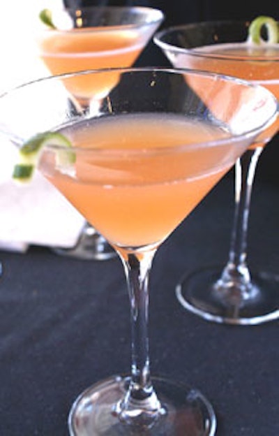 Attendees were served signature nonalcoholic 'Guava-tinis' before and after the luncheon.