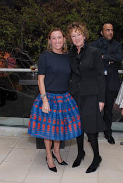 Miuccia Prada and museum director Annie Philbin both made remarks at the event, despite the honoree's aversion to public speaking.