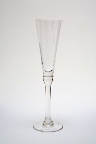 Manhattan flute, $1.55 from Town & Country Event Rentals.