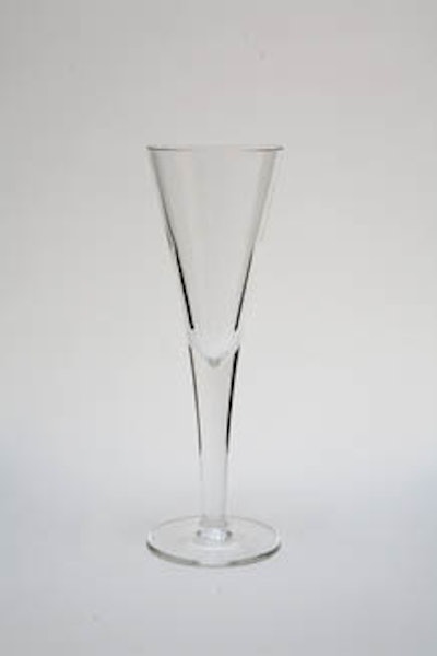 Vinaio flute, $1.55 from Town & Country Event Rentals.