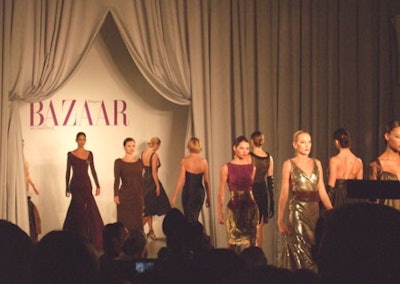 Models showcased the latest fashion designs at a show sponsored by Harper's Bazaar en Espanol to kick off Funkshion Fashion week in Miami.