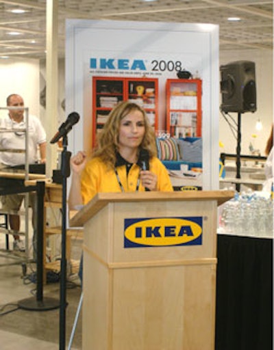 An IKEA representative spoke about the history of the company and its future growth in Florida.