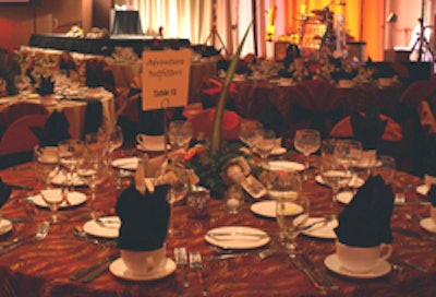 The Big Cat Rescue annual Fur Ball fund-raiser transformed the A La Carte Event Pavilion in Tampa into a stylish jungle.