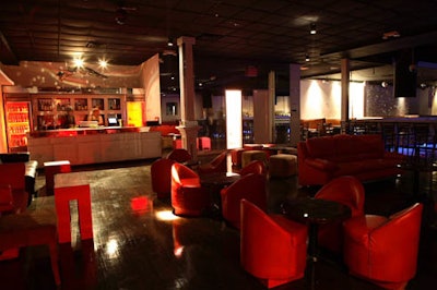 Couches and benches throughout provide ample seating.