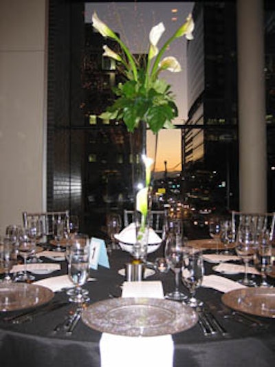 The pre-event champagne reception and dinner was held in the Henry N.R. Jackman Lounge overlooking downtown Toronto.