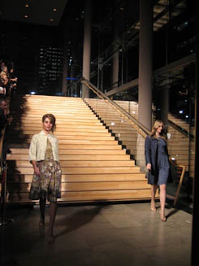 A fashion show included clothes from Versace and HBC's the St. Regis Room.