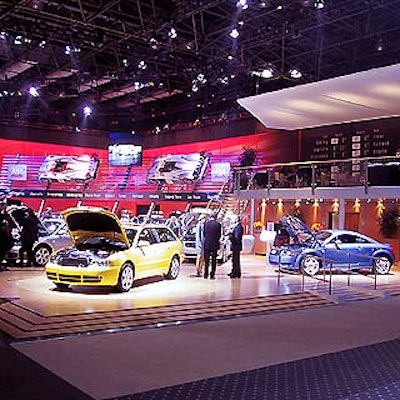 The Audi exhibit area.