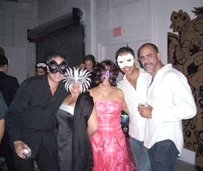 Revelers donned their best mask for the design district's second annual Masquerade Ball.