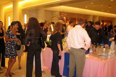 Grey Goose Vodka, one of the evening's sponsors, served an assortment of cocktails.