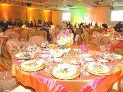 Doral's new Legends Ballroom set the scene for the evening's more than 650 guests.