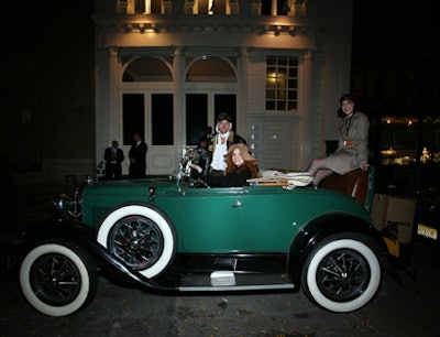 Michael Arenella helped BMF find vintage cars for the event.