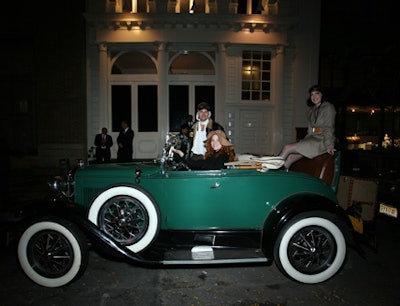Michael Arenella helped BMF find vintage cars for the event.