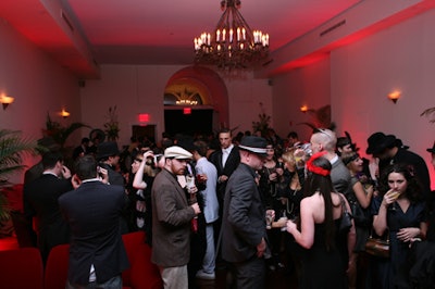 Almost 800 guests—many in costume—attended the packed party at the Bogardus Mansion.