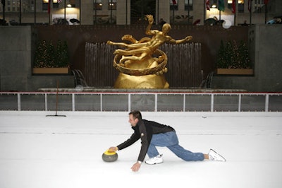 Curling bronze-medal winner Shawn Rojeski showed how it's done.