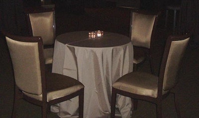 Palais Royale provided intimate table arrangements.