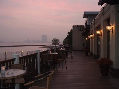 The Palais Royale deck offered a superb lake view.