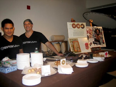 Not all of the tasting stations were from high-end restaurants. In addition to sponsors such as Häagen-Dazs and Illy, the Doughnut Plant served bites of its signature items.