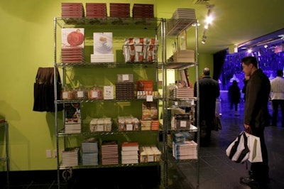 The public could also purchase books at the pop-up, including Pichet Ong's The Sweet Spot and Emeril Lagasse's Emeril's There's a Chef in My Family! as well as treats like Fralinger's taffy and Gary Poppins popcorn.