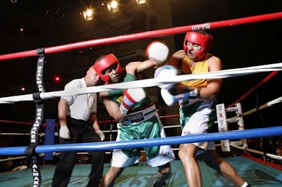 With fun nicknames like the 'Harlem Hitman,' 'Minister of Pain' and 'Baby-Faced Assassin,' 16 boxers competed during the event.