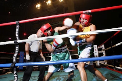 With fun nicknames like the 'Harlem Hitman,' 'Minister of Pain' and 'Baby-Faced Assassin,' 16 boxers competed during the event.