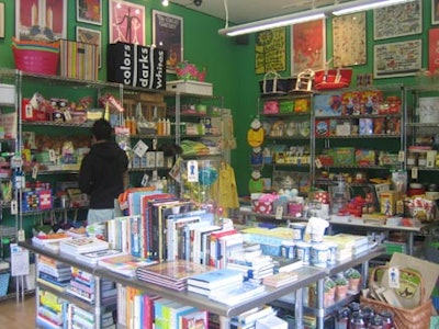 The store's merchandise changes constantly.