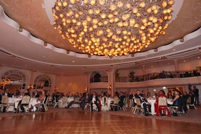 The gala featured a dance floor this year.