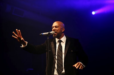 Rapper Common performed.