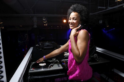 DJ Belinda Becker provided music for the evening.