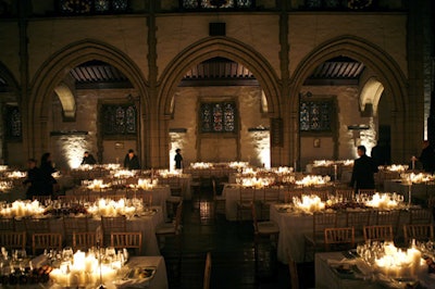 Dinner took place at the Church of the Intercession.