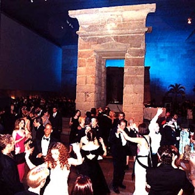 Guests danced in the Temple of Dendur.