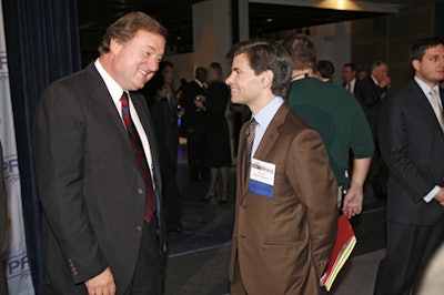 Meet the Press host Tim Russert chatted with ABC correspondent George Stephanopoulos.