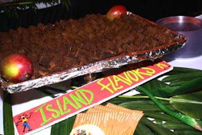 Each restaurant featured its own island-inspired recipe such as the mango bread provided by Island Flavors & 'Ting's.