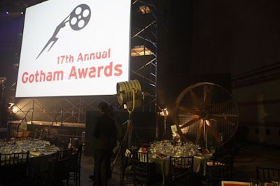 A giant fan added another production element to decor.