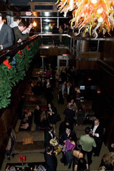 The party took over the new restaurant and event space Park at Fourteenth, which features a bilevel lounge overlooking Franklin Park.