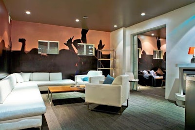 Lounge-style seating.