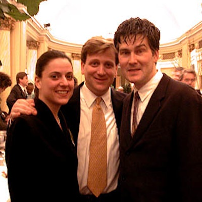 Amy Becker, chair of the V.I.P. lounge, corporate sponsorship chair Gary Freilich and event co-chair Steven Mettle at Share Our Strength's Taste of the Nation tasting benefit at the Grand Hyatt.