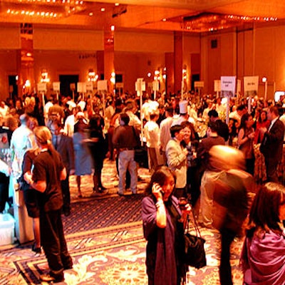 The ballroom of the Grand Hyatt hosted the main tasting event.