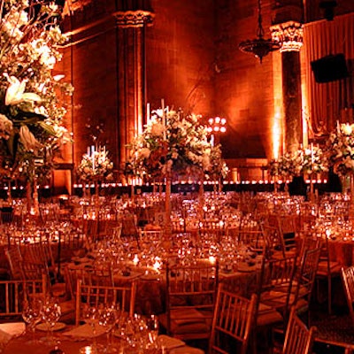 Cipriani 42nd Street was filled with glowing candlelight for the Children's Hearing Institute gala.
