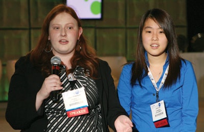 Cornell University students fielded questions from the audience during the 'Gen 2.0' session.