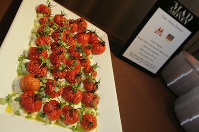 Mozza's version of caprese salad was among the offerings from top chefs.