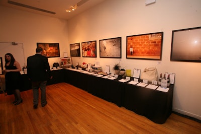 The evening featured a silent auction.
