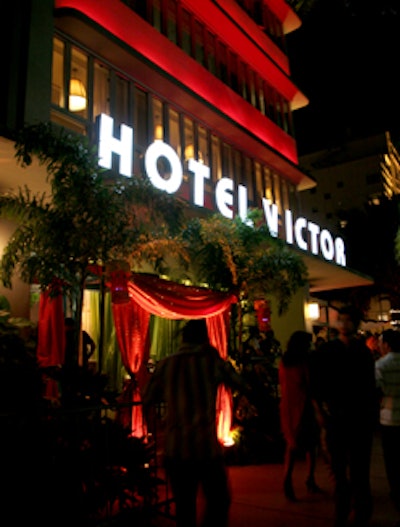 The Hotel Victor was transformed into a Moroccan paradise for the NYE celebration.