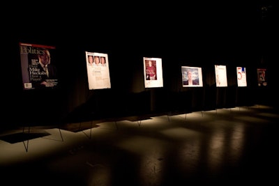 The magazine's new look received a dramatic showcase.